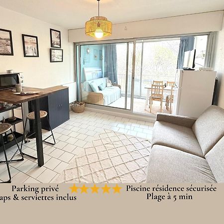 Appart Grande Motte Quartier Couchant - Parking - Balcon- Piscine - Plage 300M 拉格朗德默特 外观 照片
