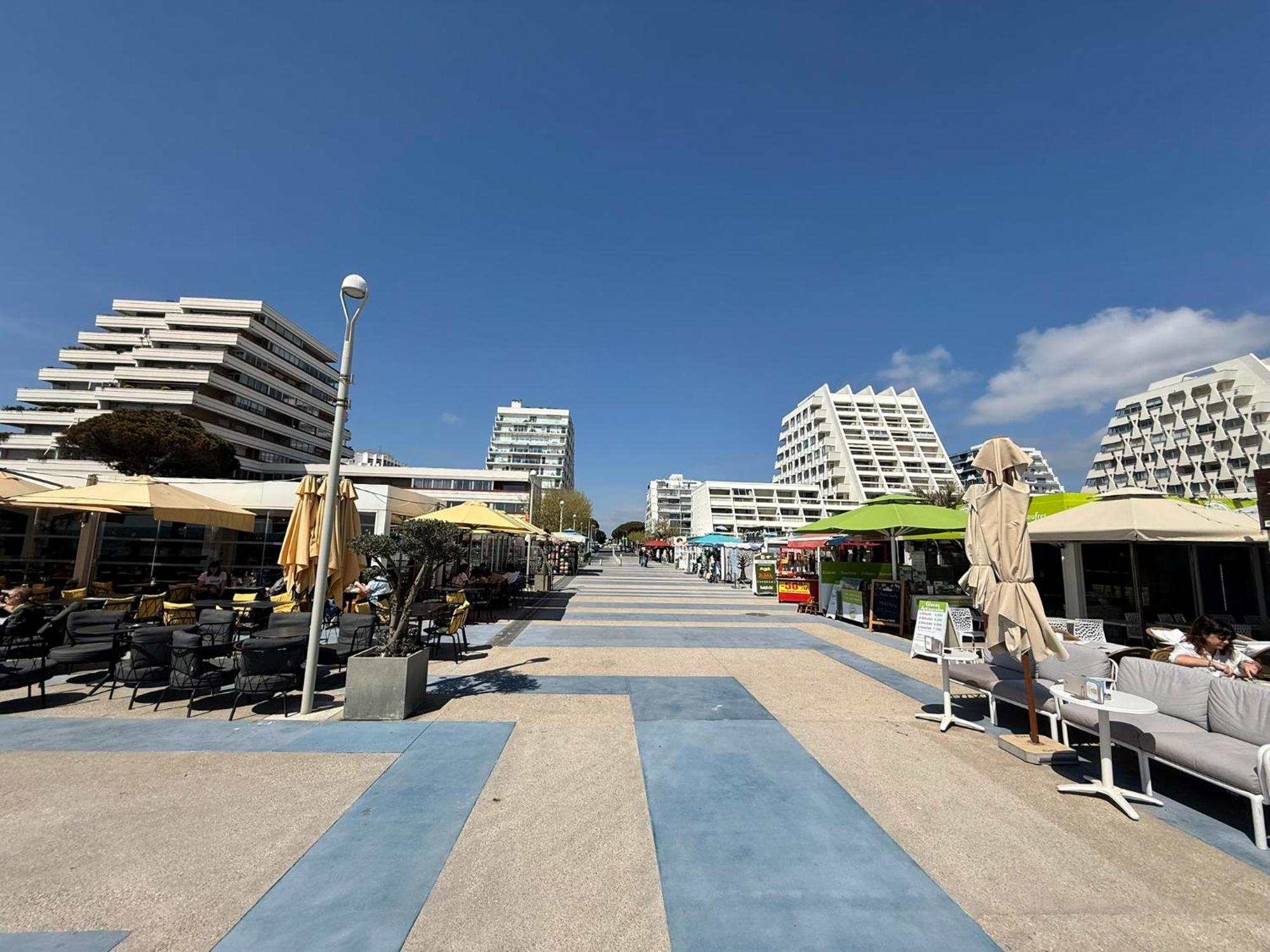 Appart Grande Motte Quartier Couchant - Parking - Balcon- Piscine - Plage 300M 拉格朗德默特 外观 照片